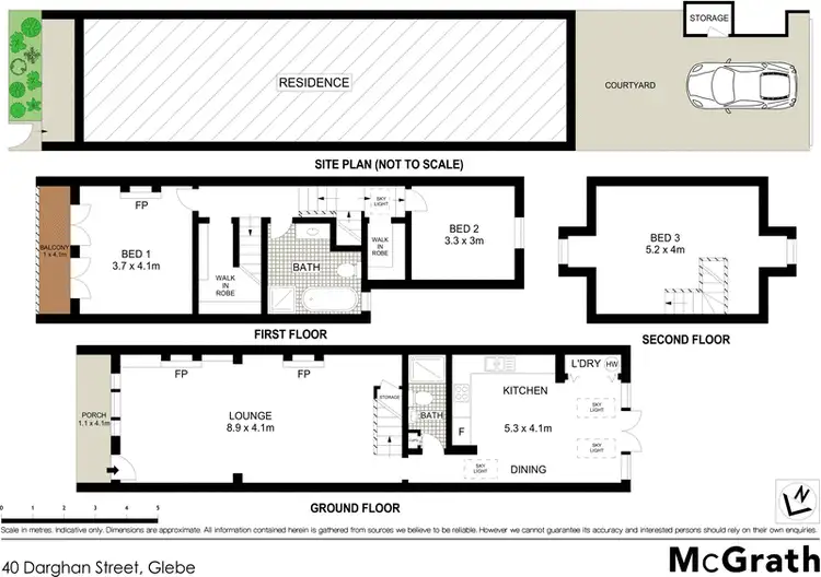 Floorplan of Homely house listing, 40 Darghan Street, Glebe NSW 2037