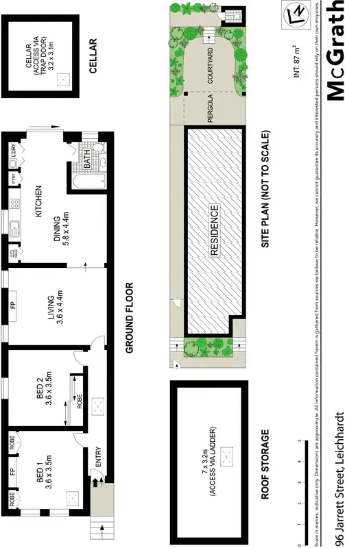 Floorplan of Homely house listing, 96 Jarrett Street, Leichhardt NSW 2040