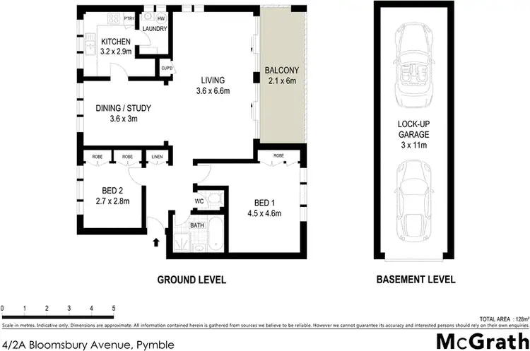Floorplan of Homely apartment listing, 4/2a Bloomsbury Avenue, Pymble NSW 2073