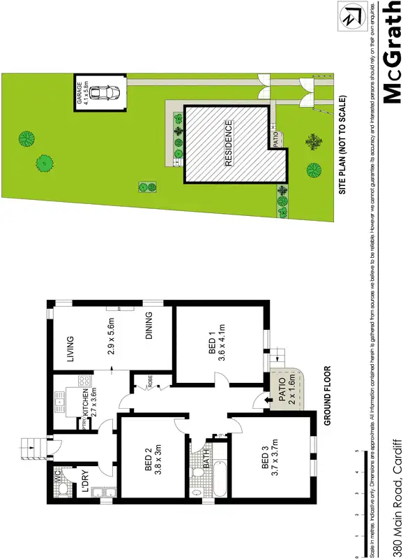 Floorplan of Homely house listing, 380 Main Road, Cardiff NSW 2285