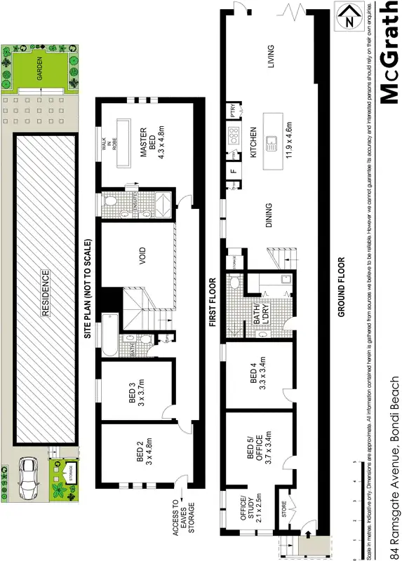 Floorplan of Homely house listing, 84 Ramsgate Avenue, Bondi Beach NSW 2026