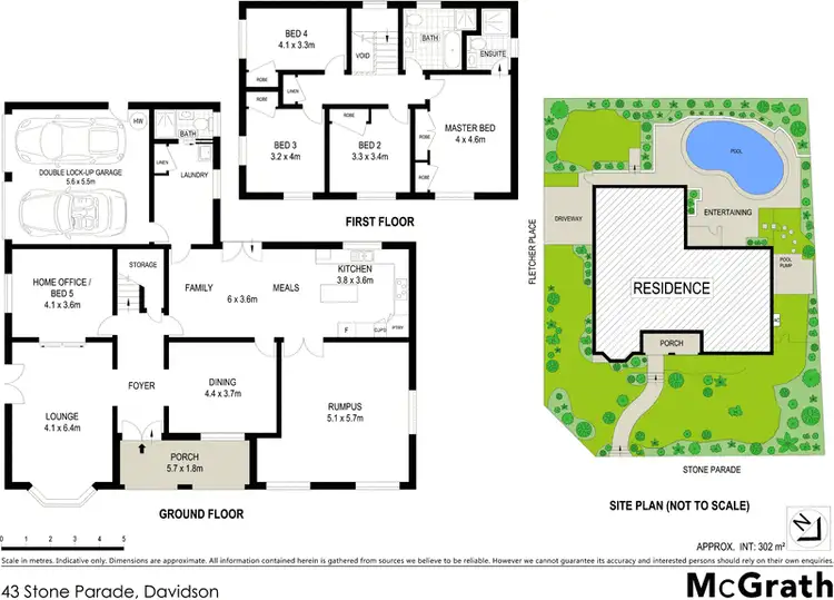 Floorplan of Homely house listing, 43 Stone Parade, Davidson NSW 2085