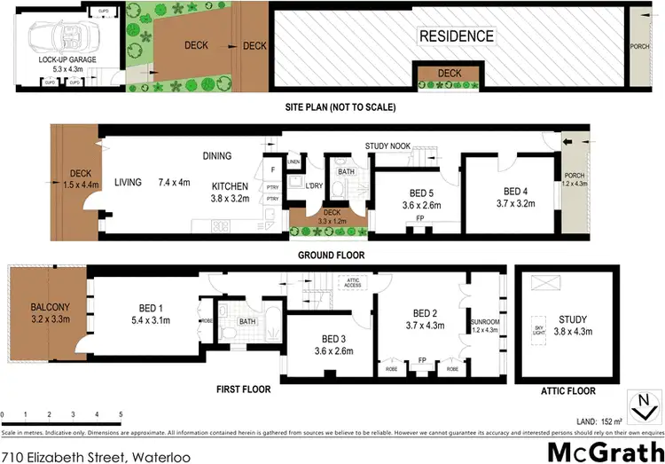 Floorplan of Homely house listing, 710 Elizabeth Street, Waterloo NSW 2017