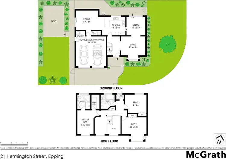 Floorplan of Homely house listing, 21 Hermington Street, Epping NSW 2121