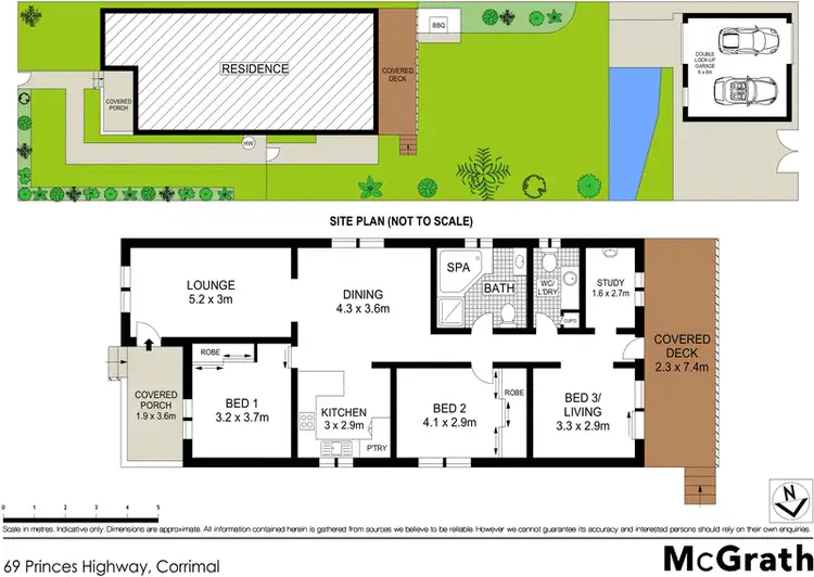 Floorplan of Homely house listing, 69 Princes Highway, Corrimal NSW 2518