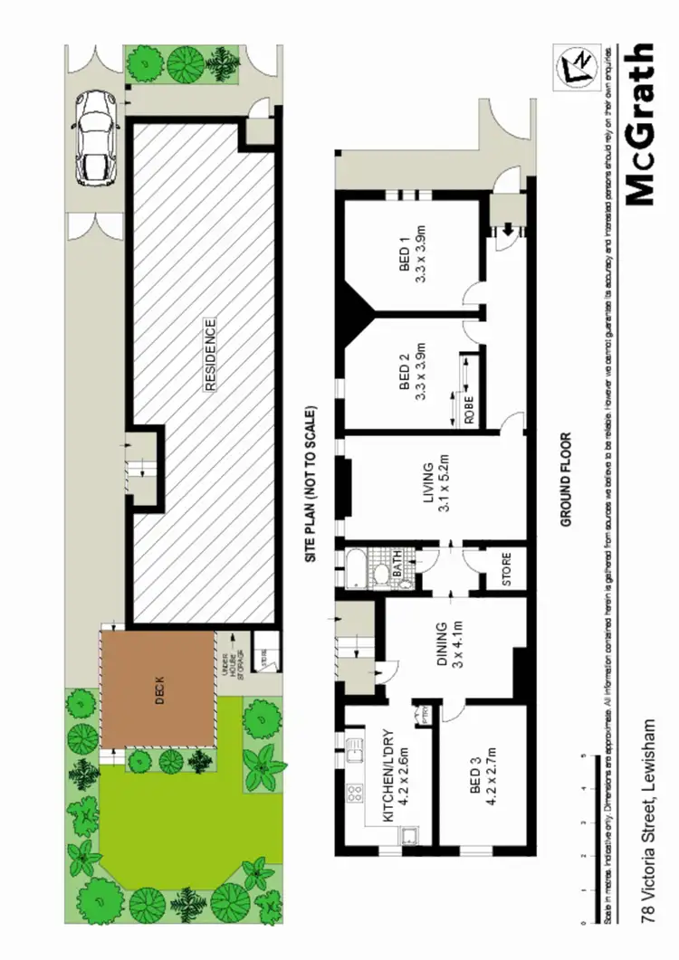 Floorplan of Homely house listing, 78 Victoria Street, Lewisham NSW 2049