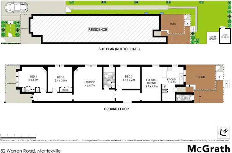 Floorplan of Homely house listing, 82 Warren Road, Marrickville NSW 2204