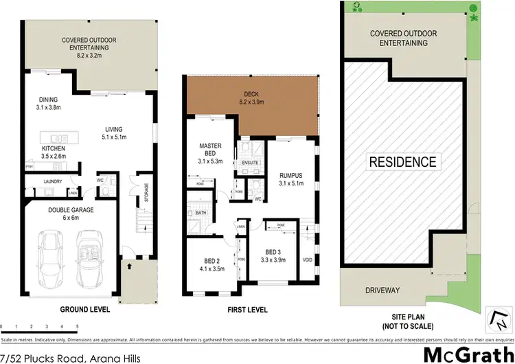 Floorplan of Homely townhouse listing, 7/52 Plucks Road, Arana Hills QLD 4054