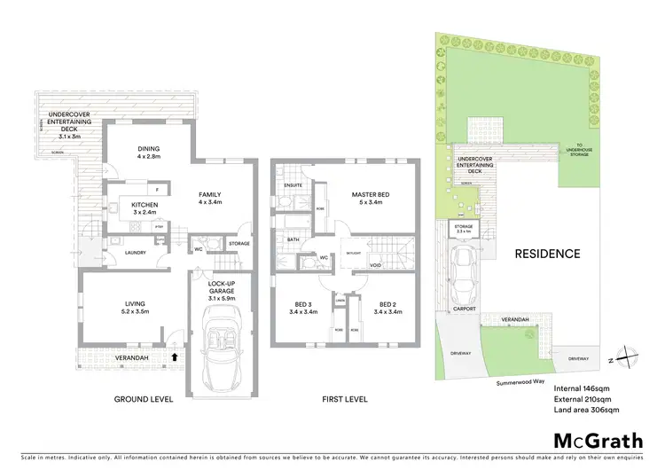 Floorplan of Homely townhouse listing, 4 Summerwood Way, Beecroft NSW 2119