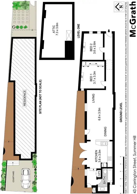 Floorplan of Homely house listing, 43 Carrington Street, Summer Hill NSW 2130