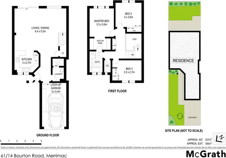Floorplan of Homely townhouse listing, 61/14 Bourton Road, Merrimac QLD 4226