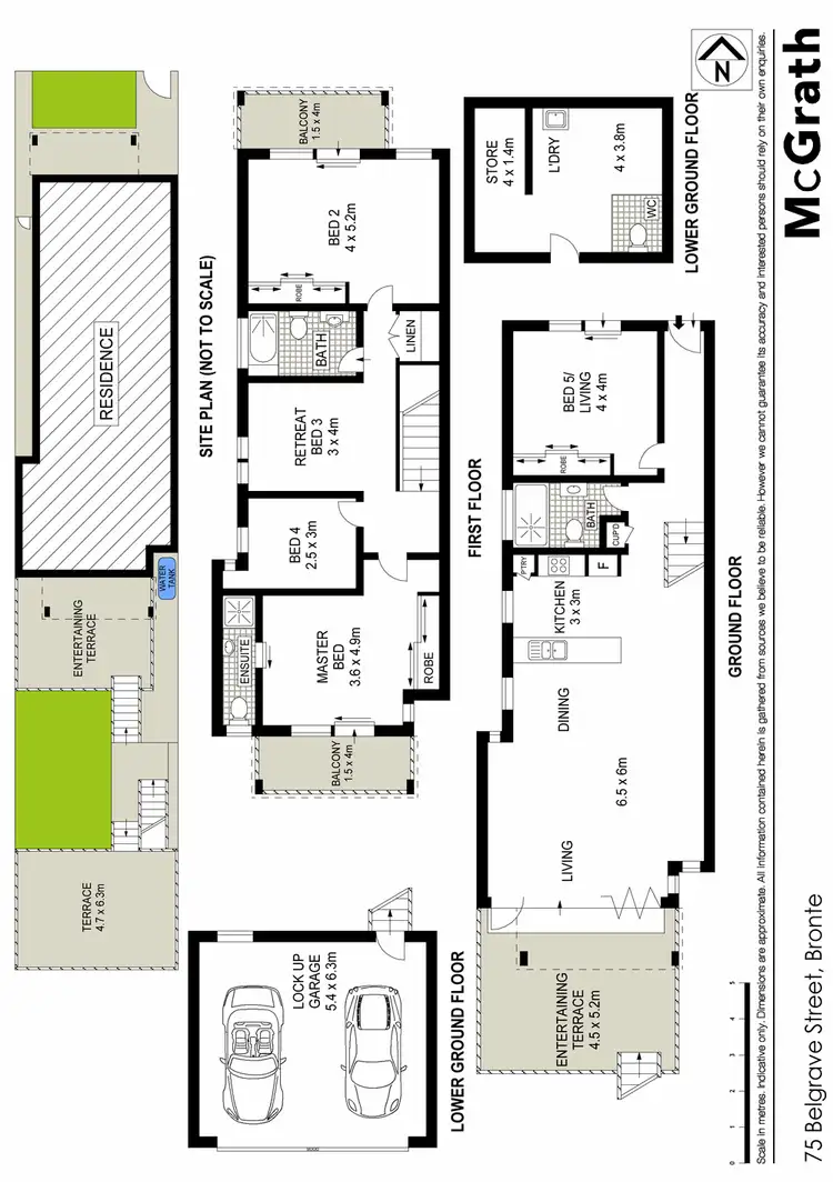 Floorplan of Homely house listing, 75 Belgrave Street, Bronte NSW 2024