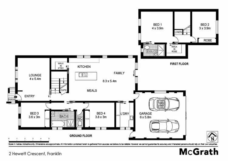 Floorplan of Homely house listing, 2 Hewett Crescent, Franklin ACT 2913