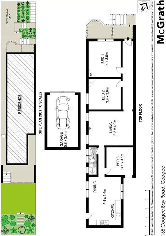 Floorplan of Homely house listing, 165 Coogee Bay Rd, Coogee NSW 2034