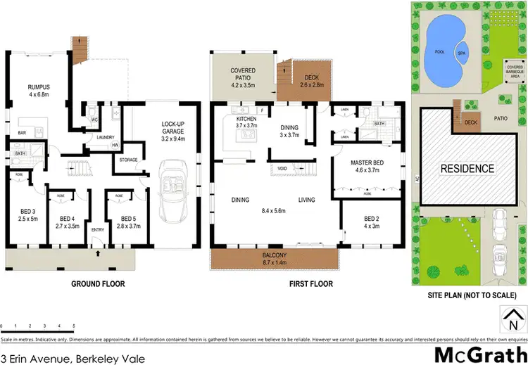 Floorplan of Homely house listing, 3 Erin Avenue, Berkeley Vale NSW 2261