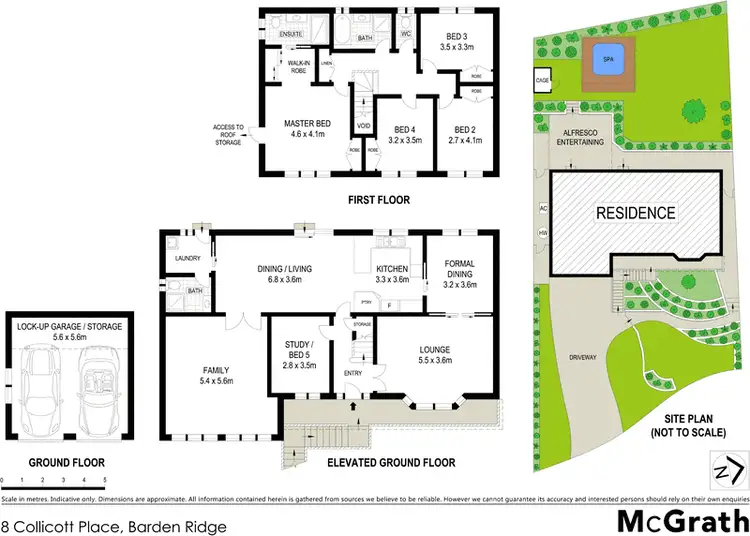 Floorplan of Homely house listing, 8 Collicott Place, Barden Ridge NSW 2234