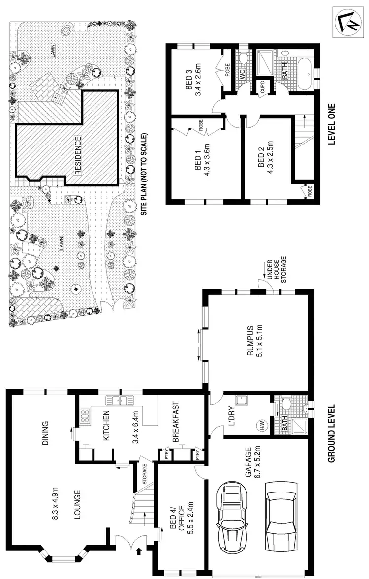 Floorplan of Homely land listing, 19 Old Beecroft Road, Cheltenham NSW 2119