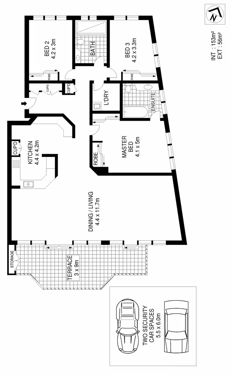 Floorplan of Homely apartment listing, 5/14 Ross Street, Waverton NSW 2060