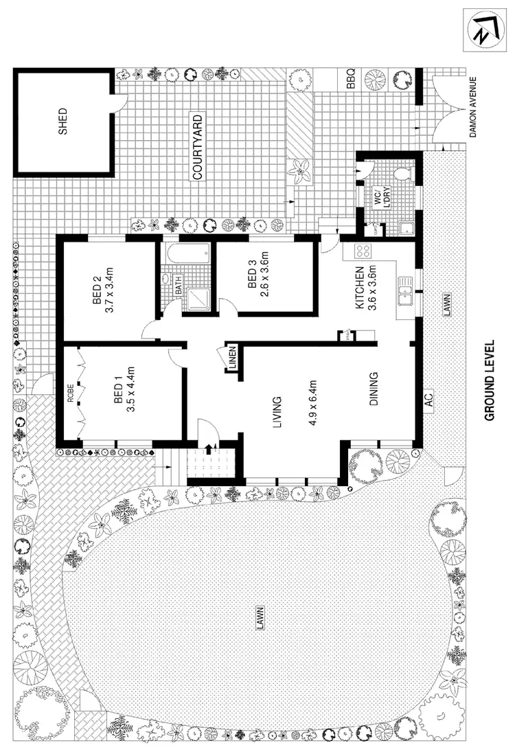 Floorplan of Homely house listing, 1/10 Dent Street, Epping NSW 2121