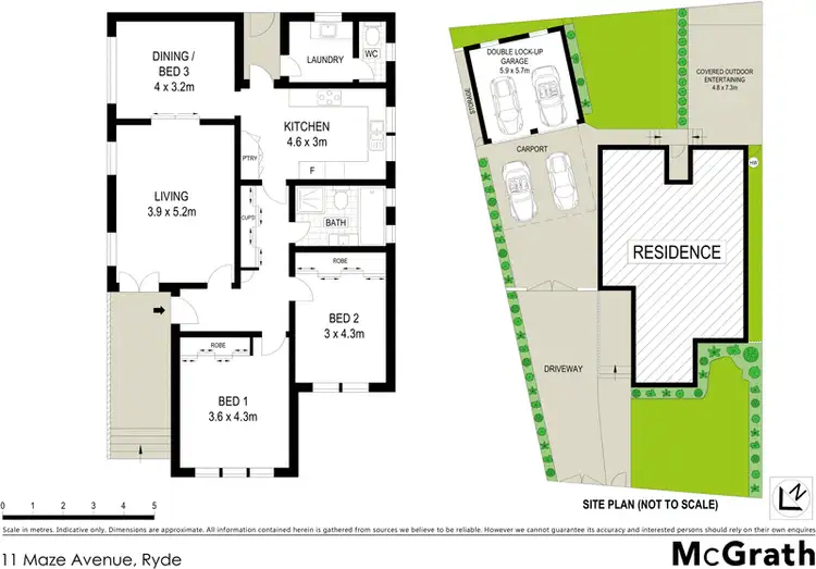 Floorplan of Homely house listing, 11 Maze Avenue, Ryde NSW 2112