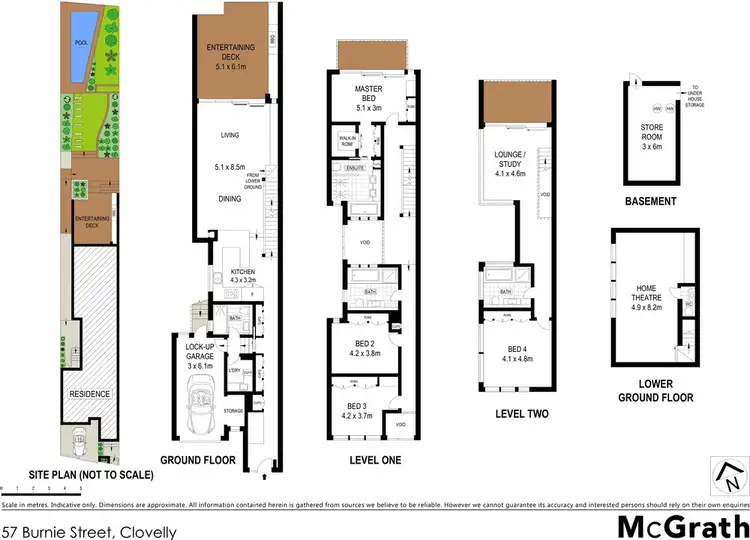 Floorplan of Homely house listing, 57 Burnie Street, Clovelly NSW 2031