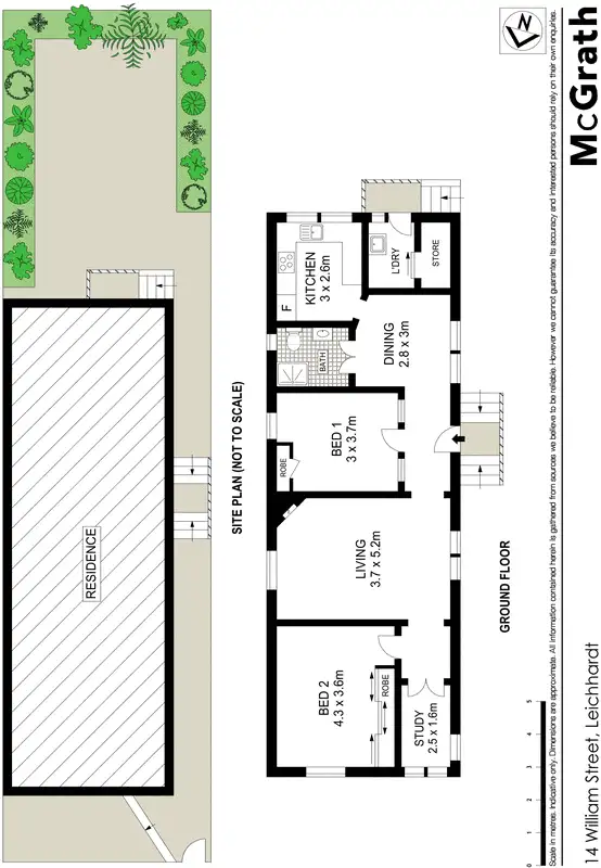Floorplan of Homely house listing, 14 William Street, Leichhardt NSW 2040