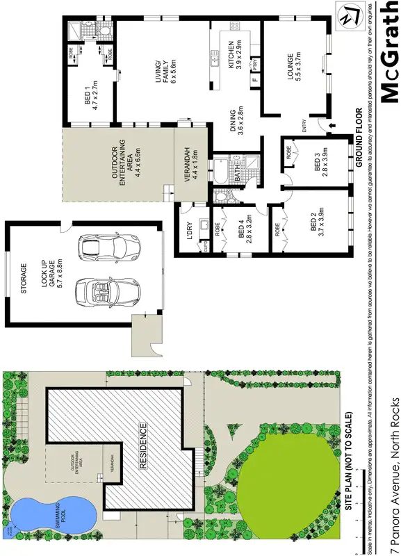 Floorplan of Homely house listing, 7 Panora Avenue, North Rocks NSW 2151