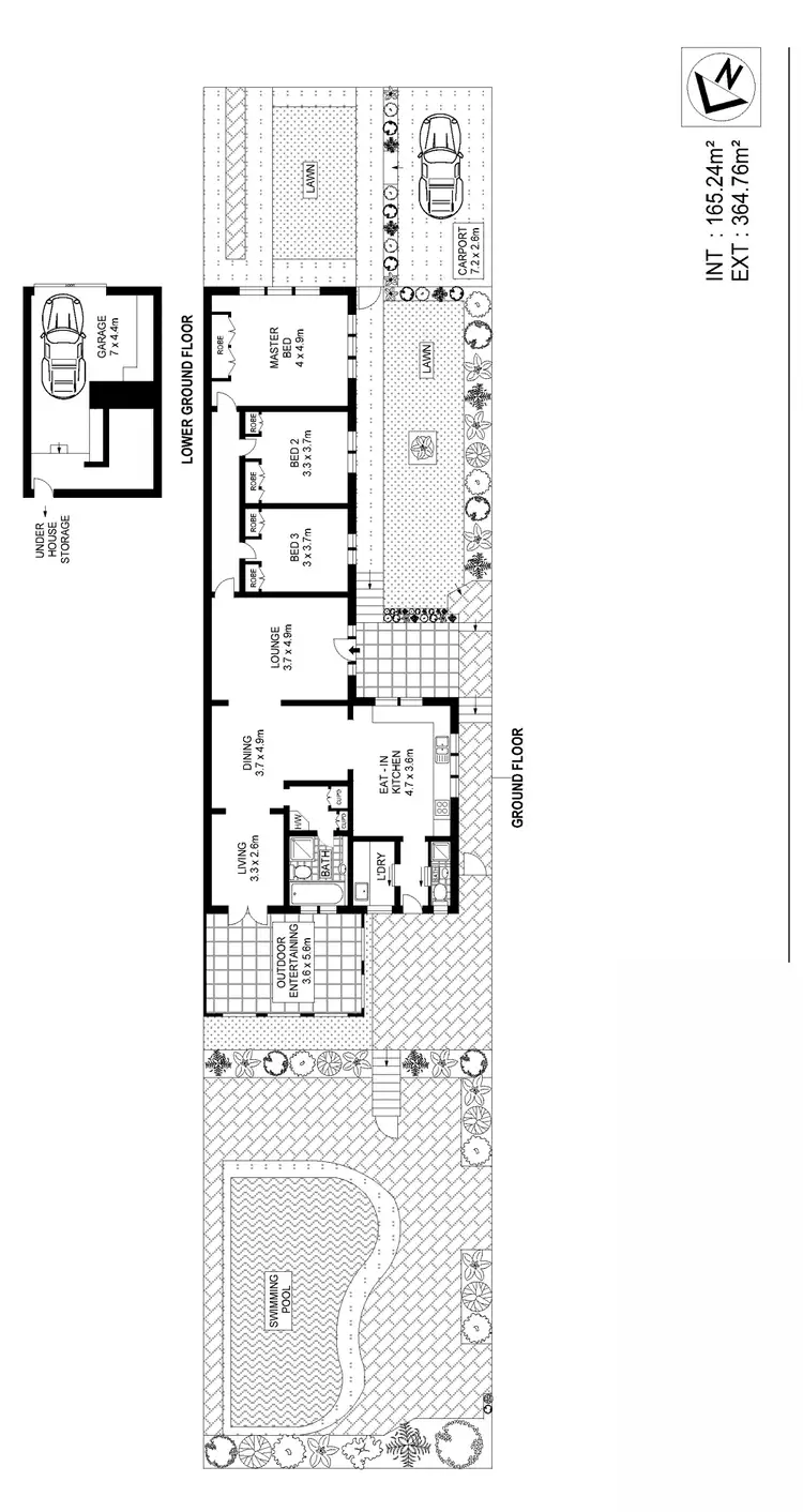 Floorplan of Homely house listing, 282 Rainbow Street, Coogee NSW 2034
