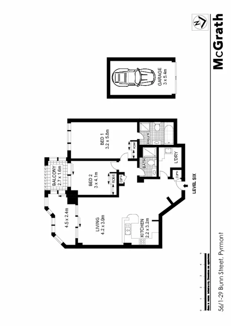 Floorplan of Homely apartment listing, 56/29 Bunn Street, Pyrmont NSW 2009