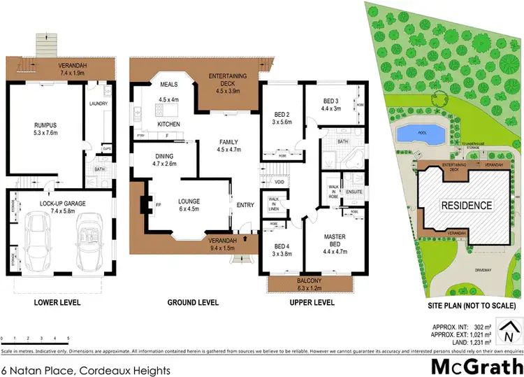 Floorplan of Homely house listing, 6 Natan Place, Cordeaux Heights NSW 2526