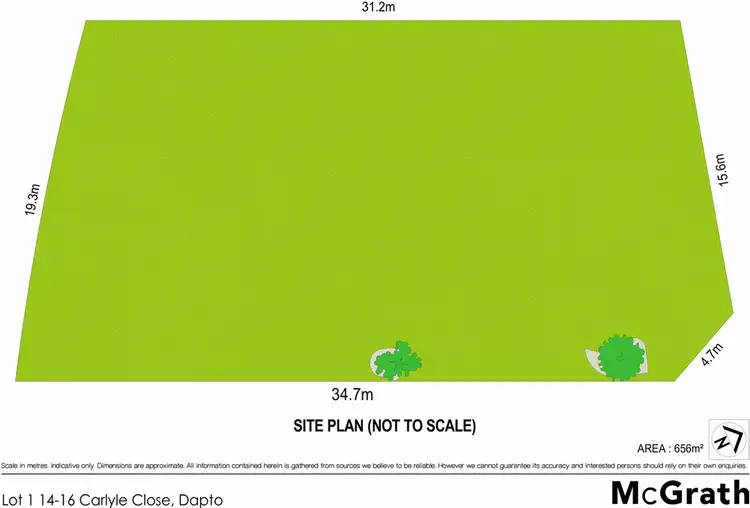 Floorplan of Homely land listing, 1/14 Carlyle Close, Dapto NSW 2530