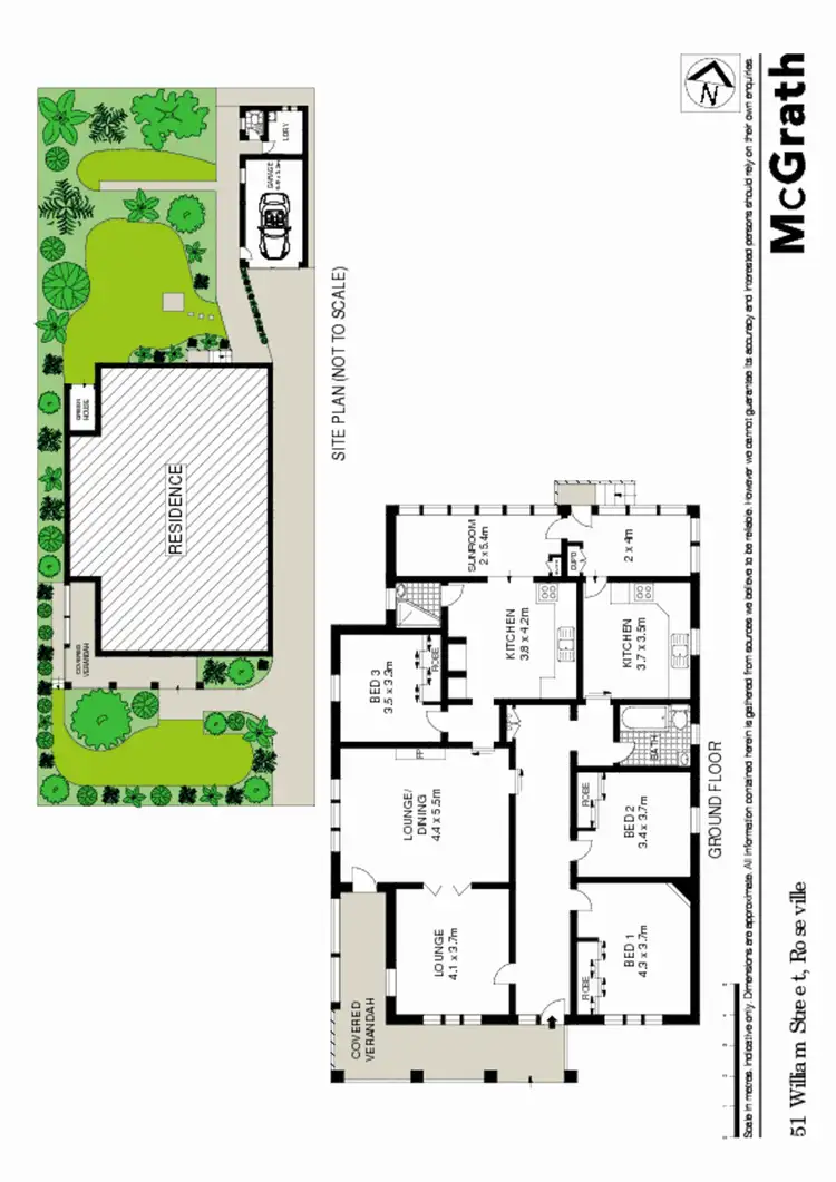 Floorplan of Homely house listing, 51 William Street, Roseville NSW 2069
