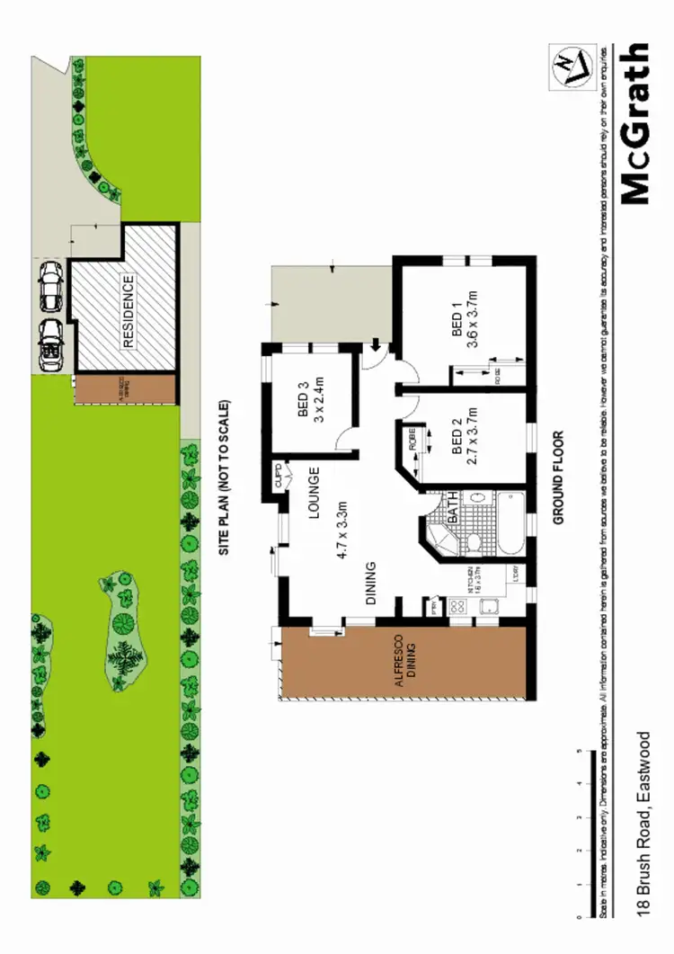 Floorplan of Homely house listing, 18 Brush Road, Eastwood NSW 2122