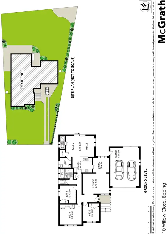 Floorplan of Homely house listing, 10 Willow Close, Epping NSW 2121