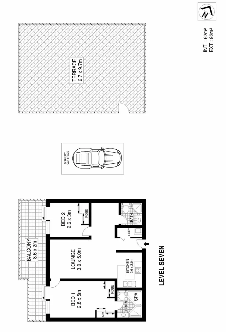 Floorplan of Homely apartment listing, 705/34 Alison Road, Randwick NSW 2031