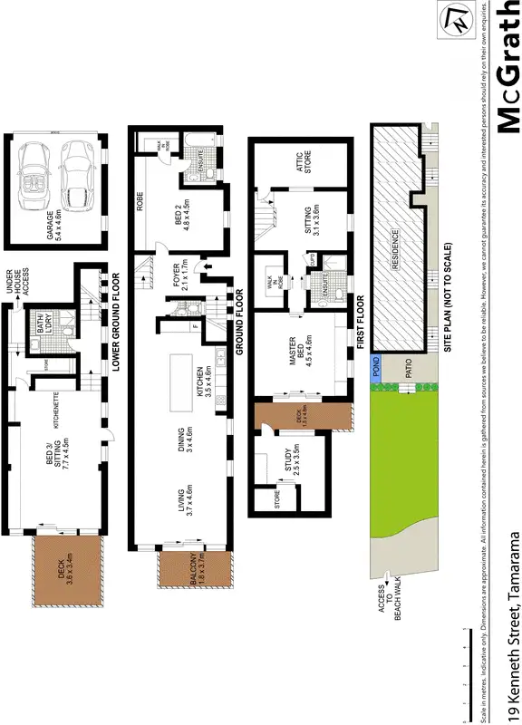 Floorplan of Homely house listing, 19 Kenneth Street, Tamarama NSW 2026
