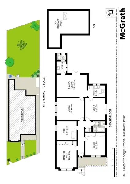 Floorplan of Homely house listing, 36 Dunstaffenage Street, Hurlstone Park NSW 2193