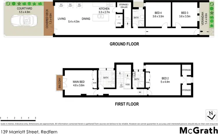 Floorplan of Homely house listing, 139 Marriott Street, Redfern NSW 2016