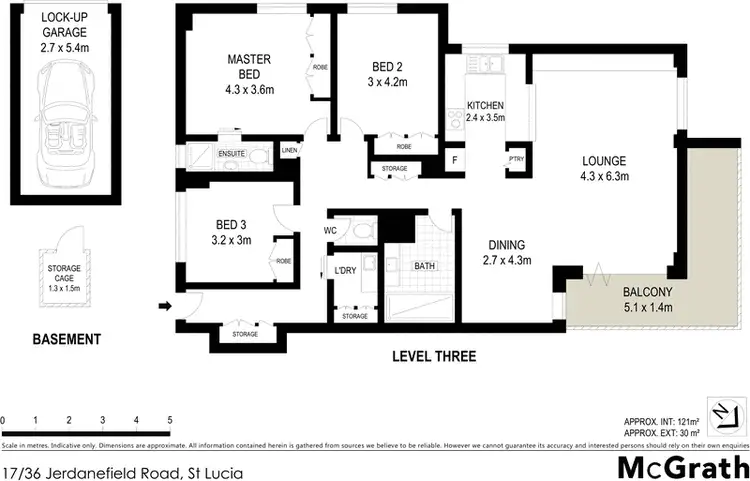 Floorplan of Homely apartment listing, 17/36 Jerdanefield Road, St Lucia QLD 4067