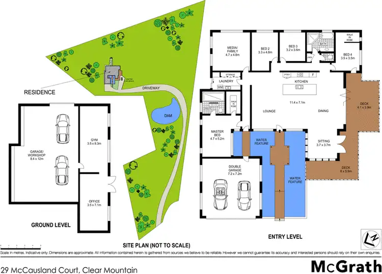 Floorplan of Homely house listing, 29 McCausland Court, Clear Mountain QLD 4500