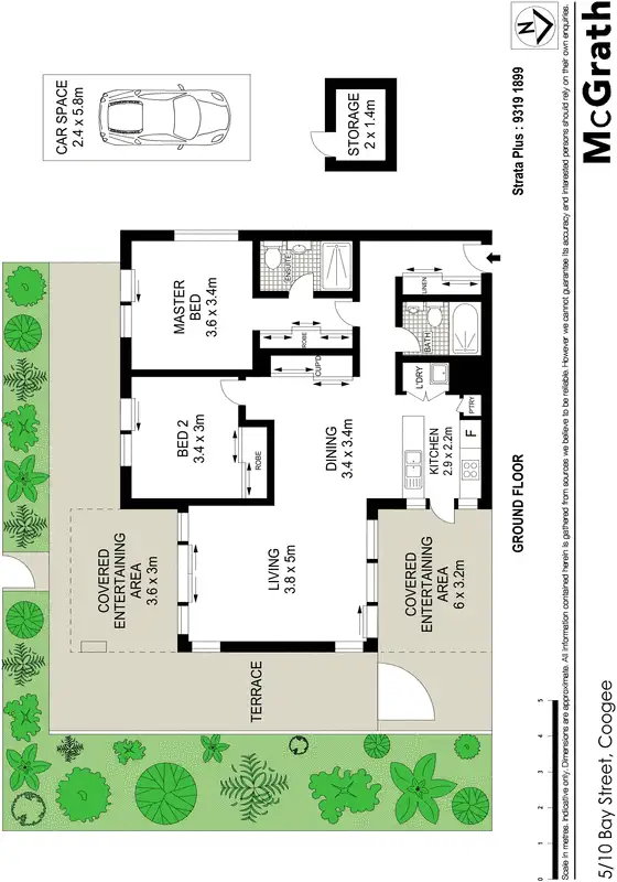 Floorplan of Homely apartment listing, 5/10 Bay Street, Coogee NSW 2034