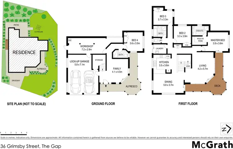 Floorplan of Homely house listing, 36 Grimsby Street, The Gap QLD 4061