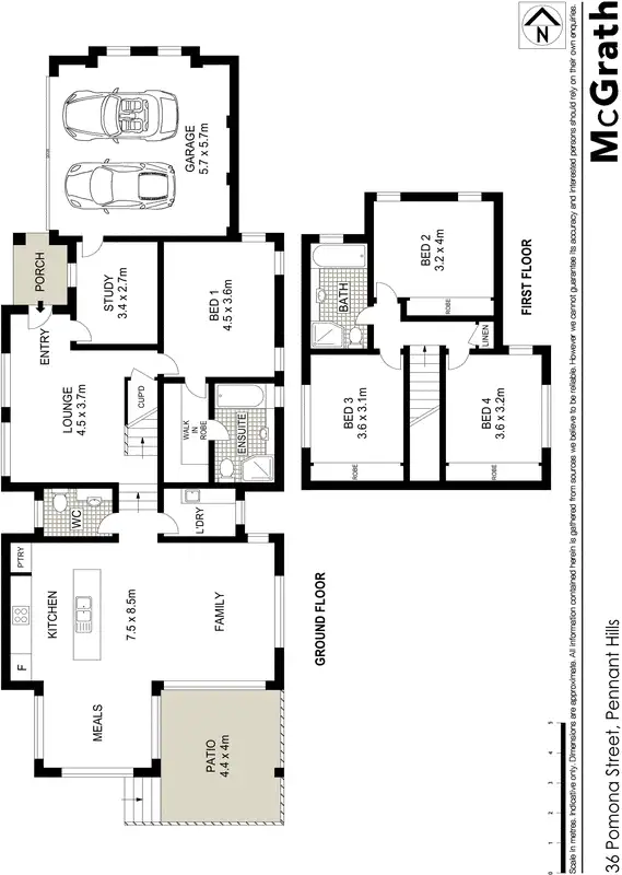 Floorplan of Homely house listing, 36 Pomona Street, Pennant Hills NSW 2120