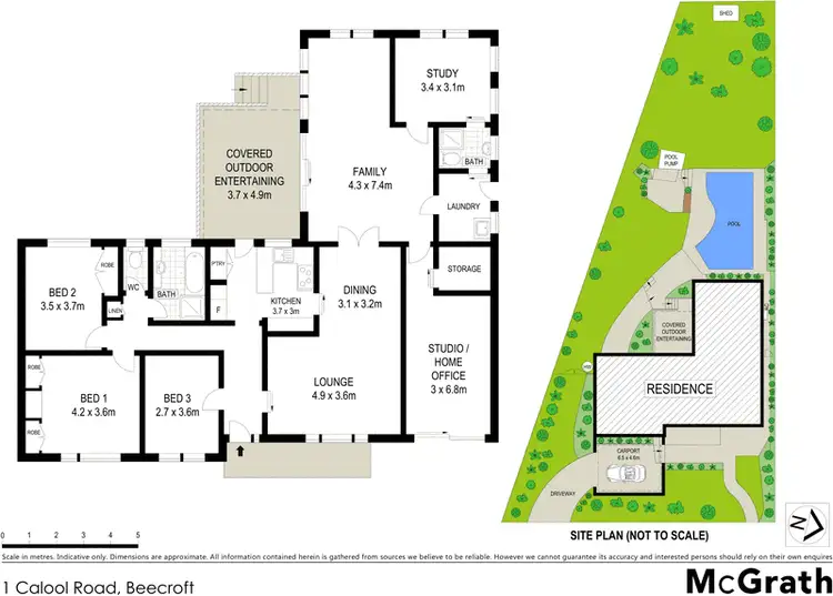 Floorplan of Homely house listing, 1 Calool Road, Beecroft NSW 2119