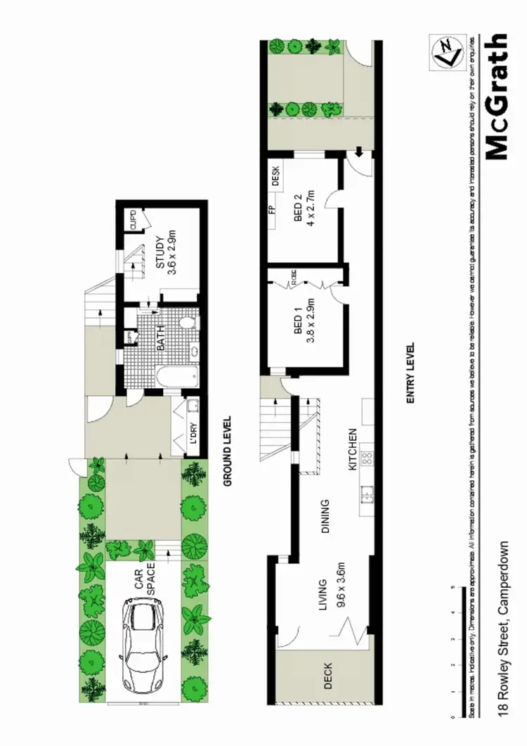 Floorplan of Homely house listing, 18 Rowley Street, Camperdown NSW 2050