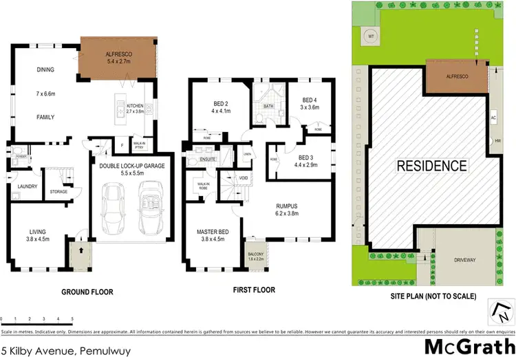 Floorplan of Homely house listing, 5 Kilby Avenue, Pemulwuy NSW 2145
