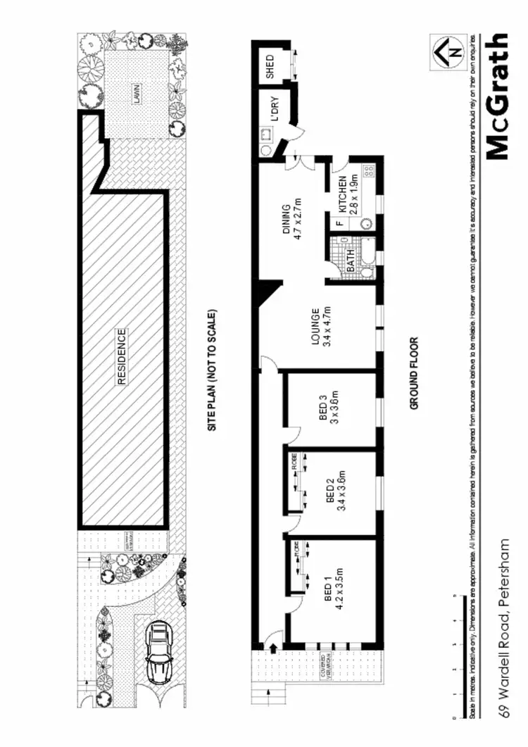 Floorplan of Homely house listing, 69 Wardell Road, Petersham NSW 2049