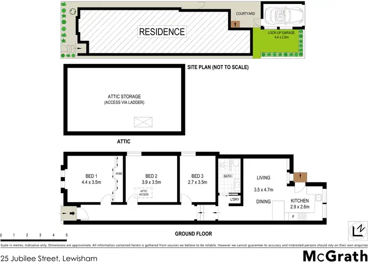 Floorplan of Homely house listing, 25 Jubilee Street, Lewisham NSW 2049