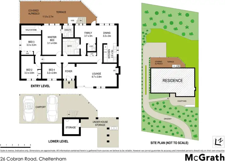 Floorplan of Homely house listing, 26 Cobran Road, Cheltenham NSW 2119