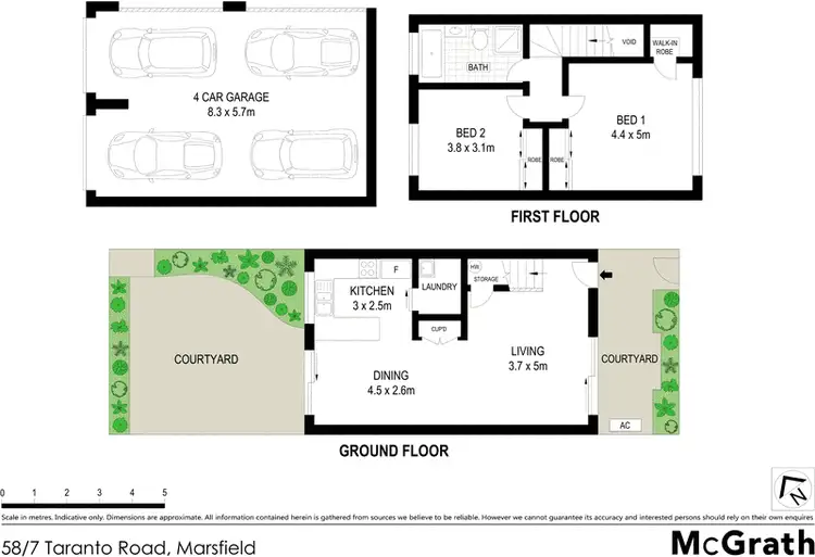 Floorplan of Homely townhouse listing, 58/7 Taranto Road, Marsfield NSW 2122